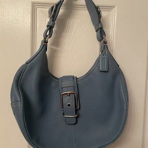 Coach blue purse